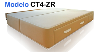 Cama con cajones laterales ct4-zr, clic para ver detalles Cama canape con cajones laterales cl4-zr