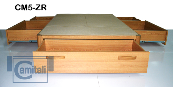 Canapé de madera con cajones canapé de madera con cajones